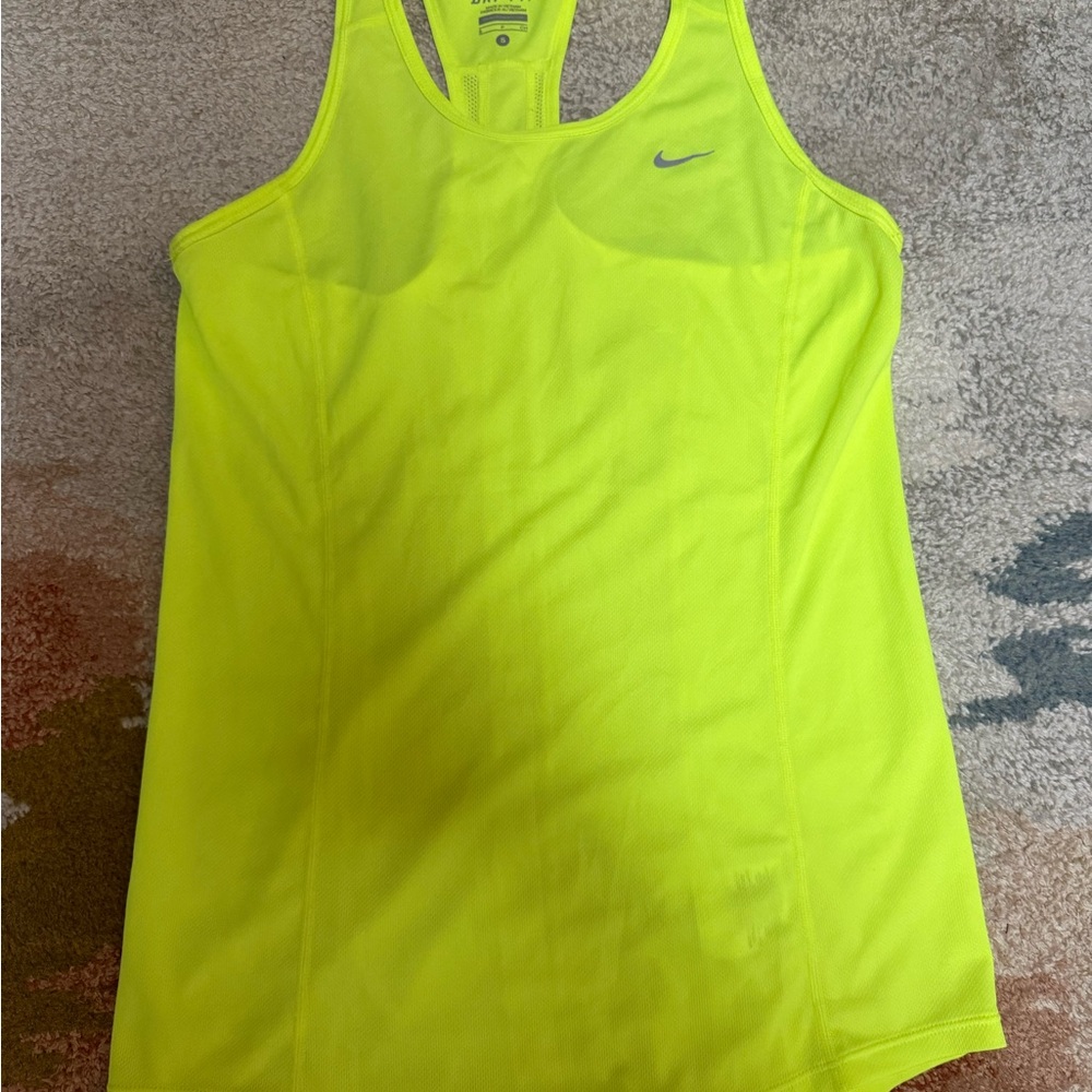 Nike Women's Bright Neon Yellow Tank Top